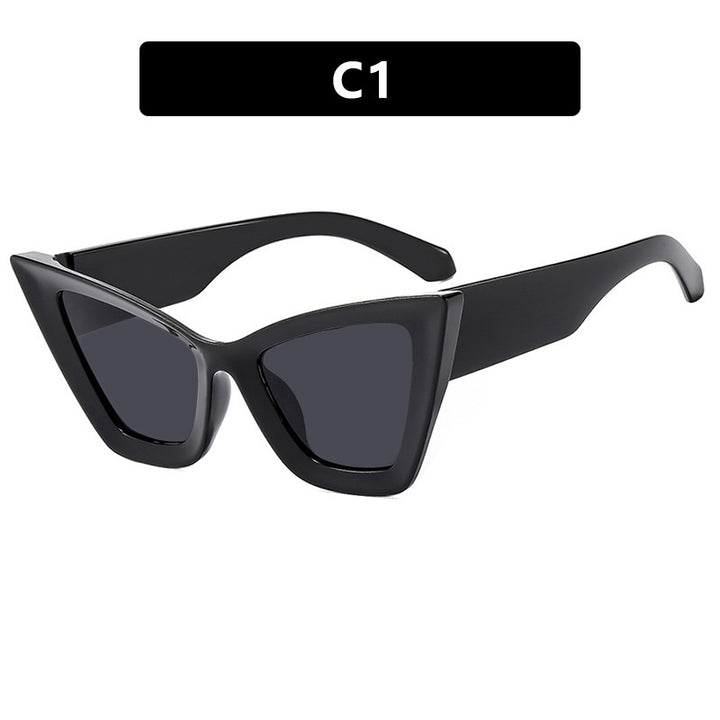 Women's Cat-Eye Sunglasses with Unique Wave Frame Kalsten