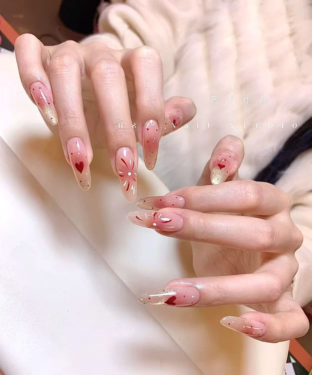 3D Decorative Press-On Nail Set Kalsten