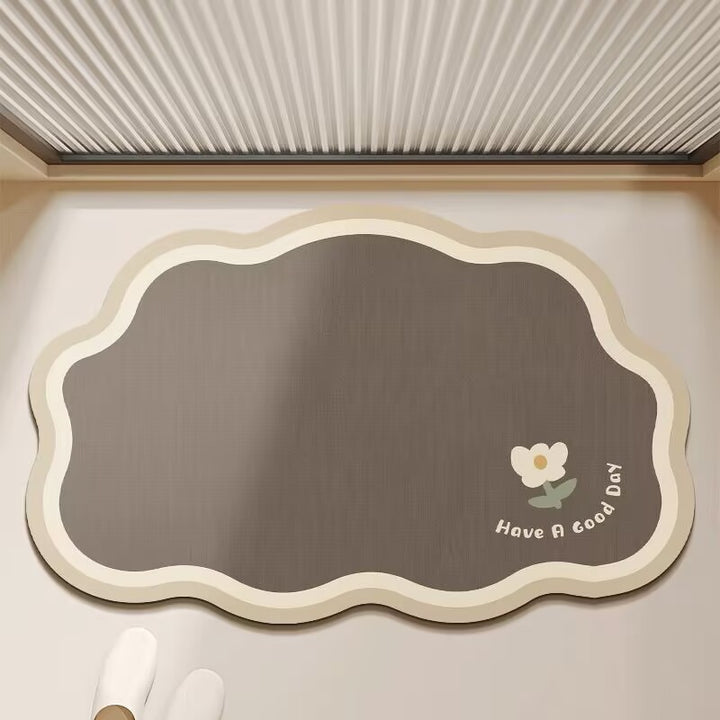 Charming Decorative Cloud-Shaped Floor Mat