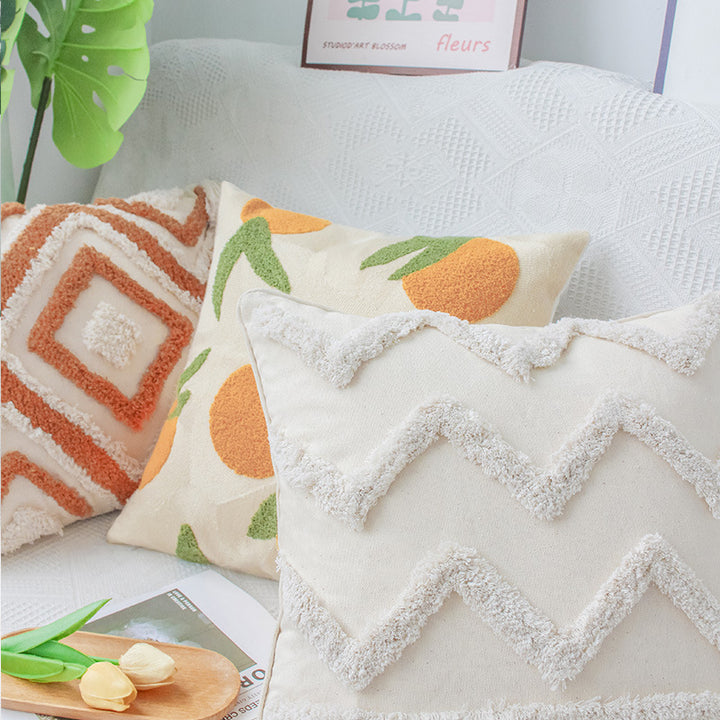 Round decorative cushion Kalsten