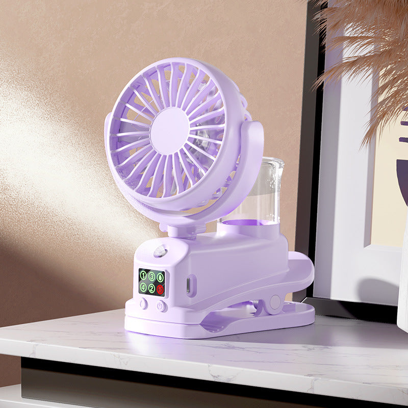 Ladies portable mini fan with water spray Kalsten