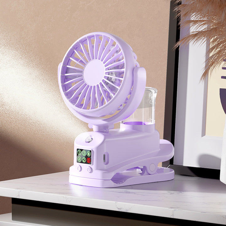 Ladies portable mini fan with water spray Kalsten