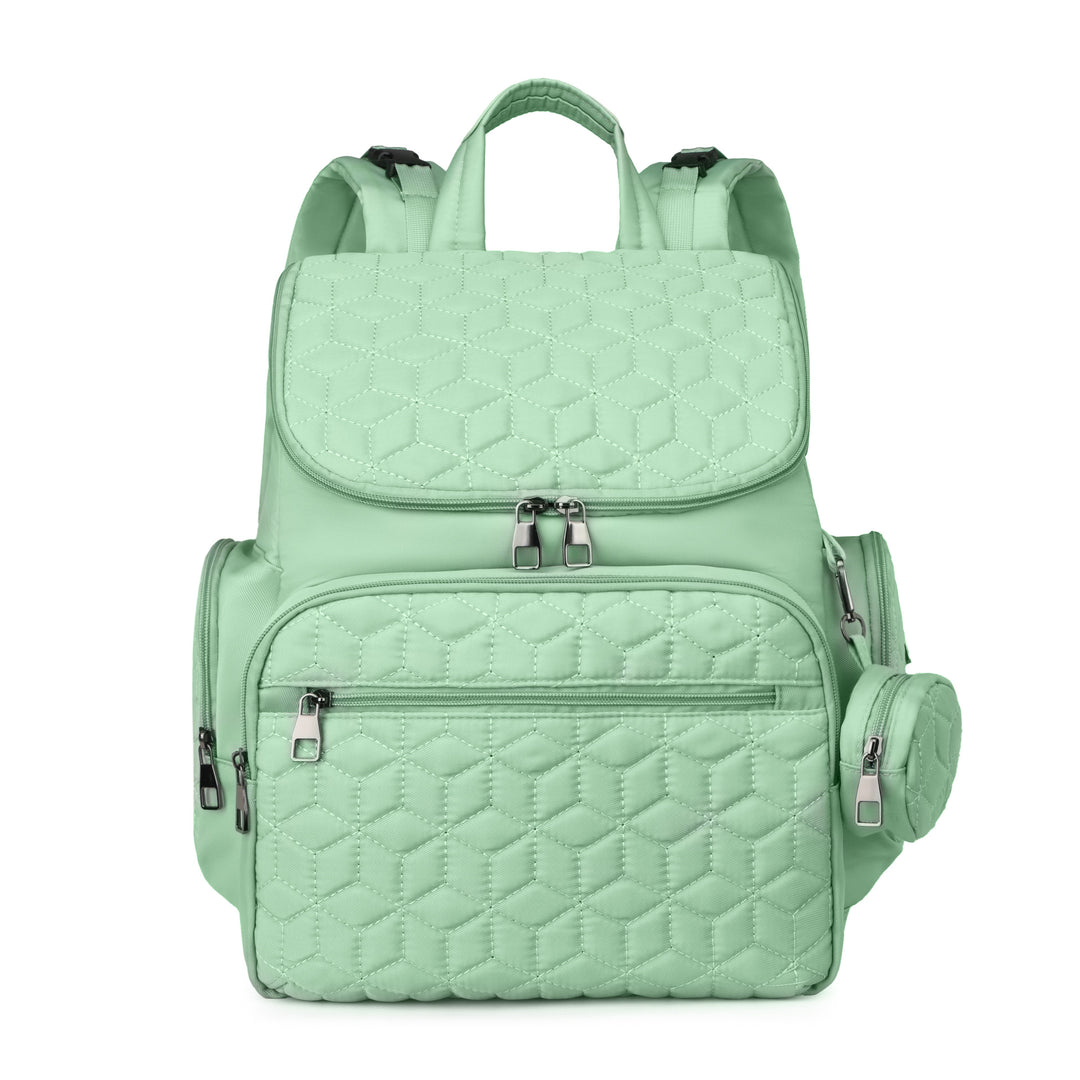 Versatile Quilted Multi-Pocket Backpack Kalsten