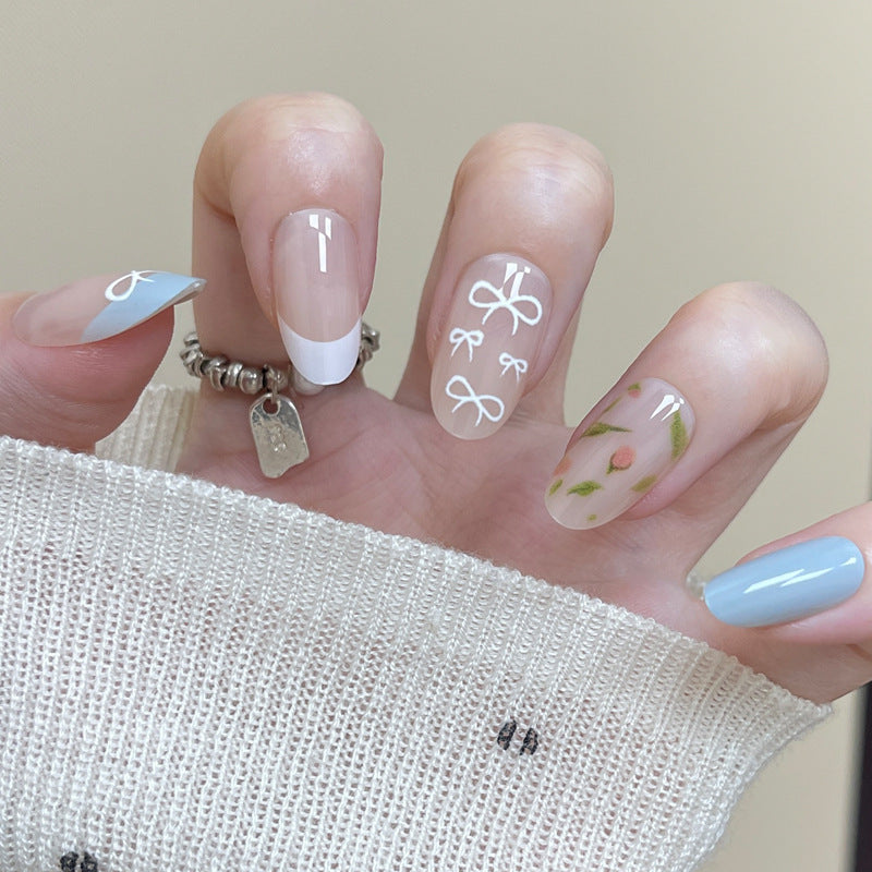 Artistic Floral Press-On Nail Set Kalsten 1789388641