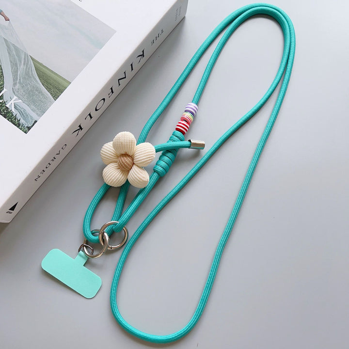 Decorative Flower Charm Phone Lanyard Kalsten