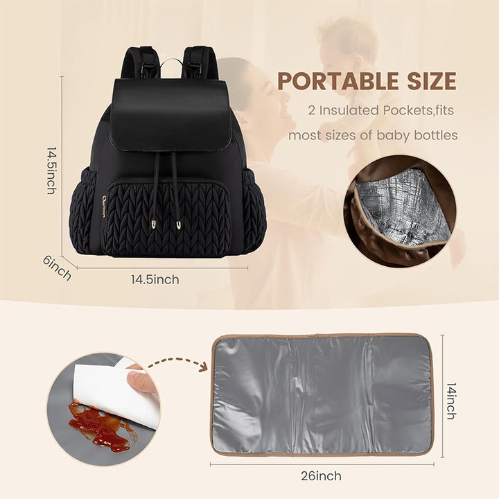 Stylish backpack with padded back and versatile compartments Kalsten