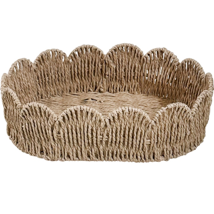 Decorative hand-woven storage basket Kalsten