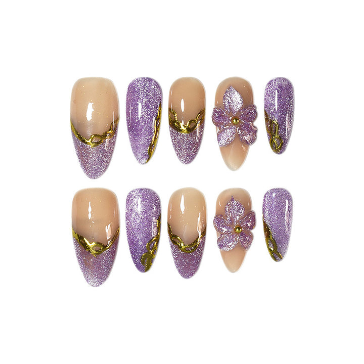 Artistic Glitter Nail Art Extensions Kalsten