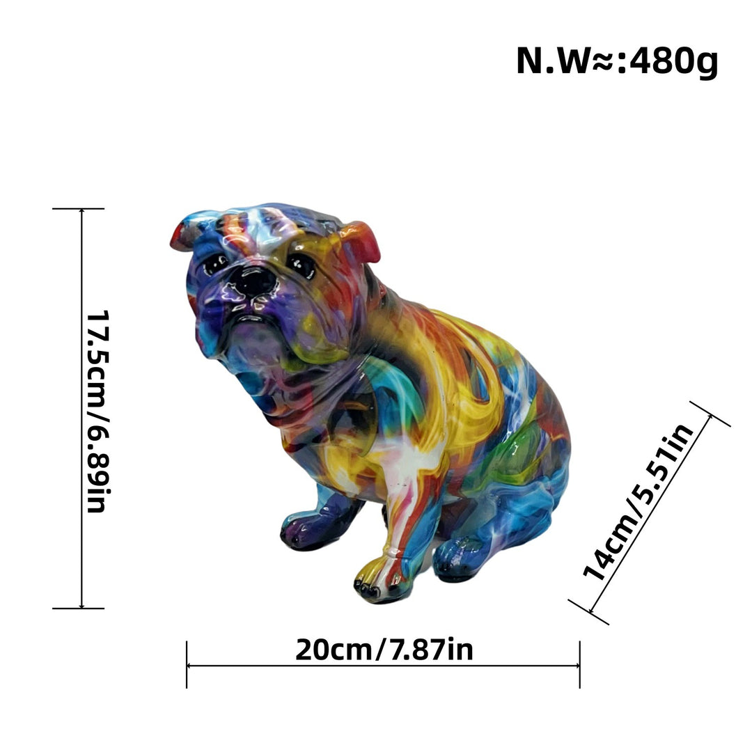 Artistic Bulldog Figurine Kalsten