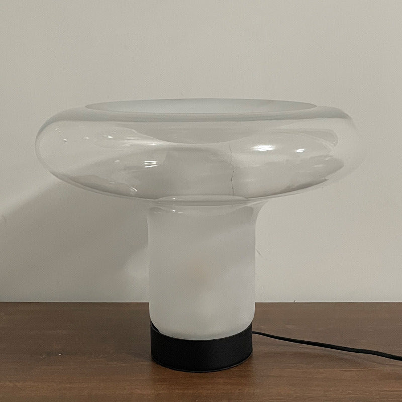 Modern Sculptural Glass Table Lamp