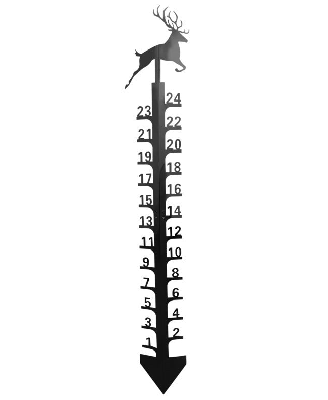 Skiing-Themed Growth Chart