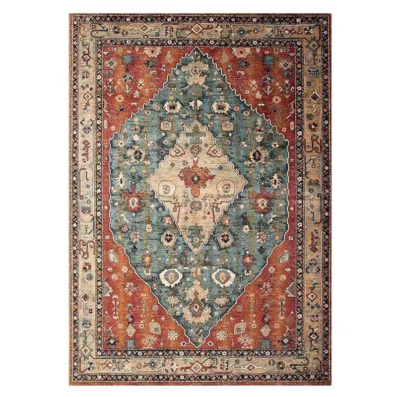 Vintage-Inspired Floral Area Rug