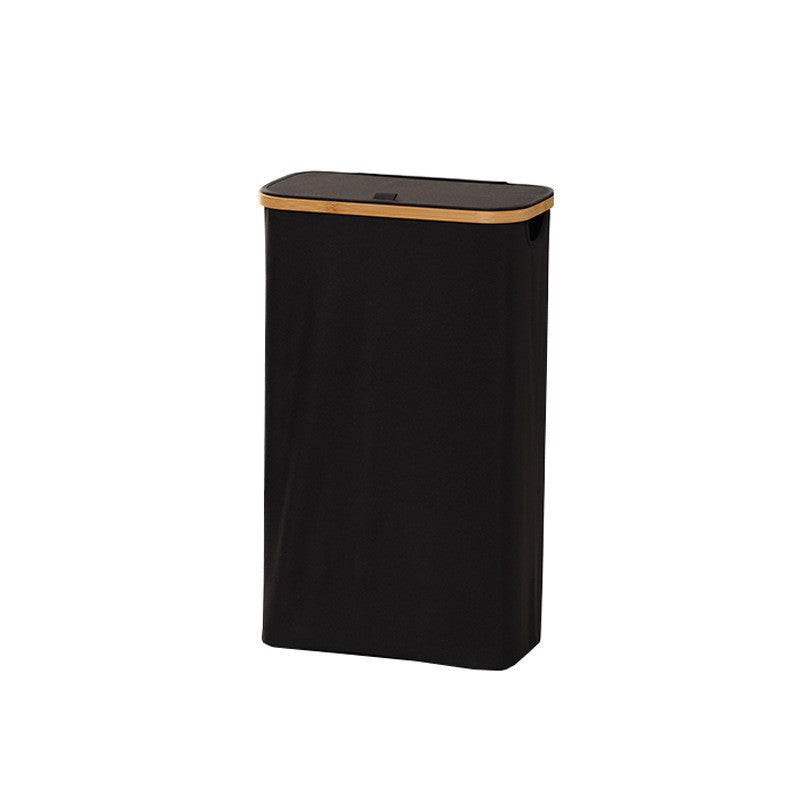 Elegant waste bin with bamboo lid Kalsten