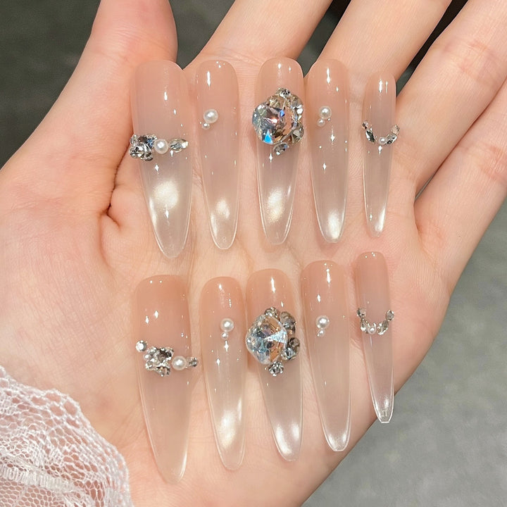 Premium Glamorous Press-On Nail Extensions Kalsten