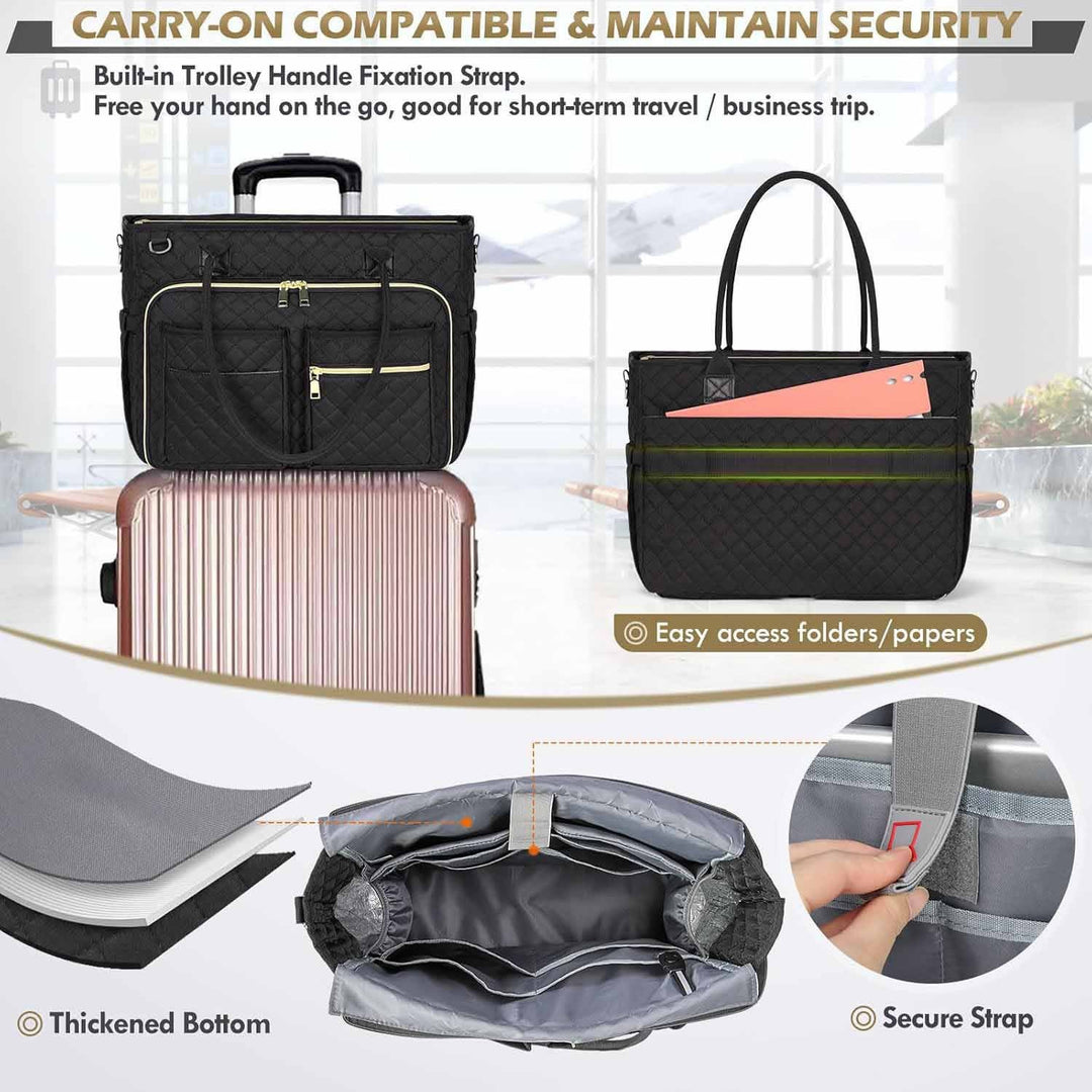 Practical tote bag with intelligent compartment system Kalsten