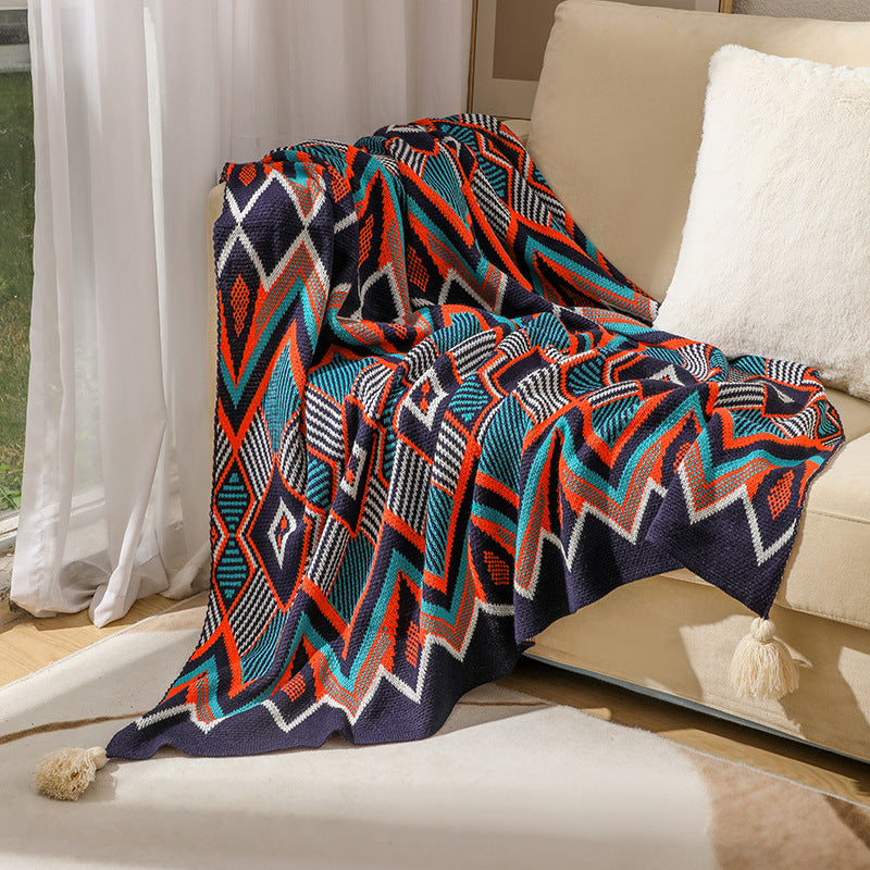 Decorative Knitted Throw Blanket Kalsten