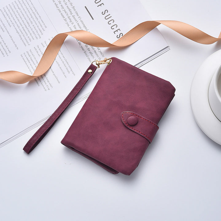 Compact Faux Leather Clutch Wallet Kalsten