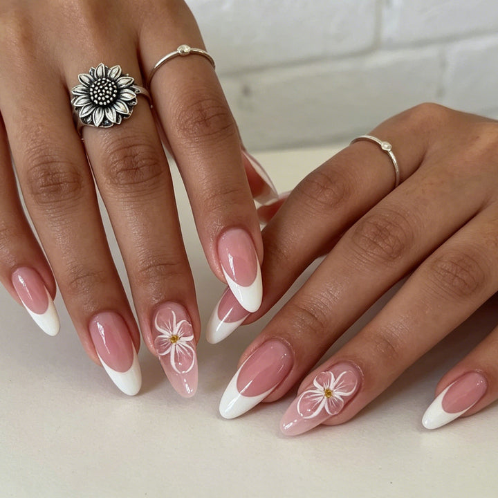 Floral Tip Acrylic Nail Enhancements Kalsten 1789916020