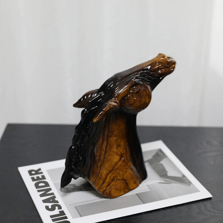Decorative Elephant Figurine with Child Rider