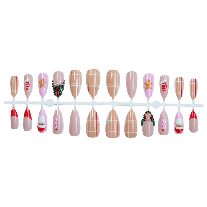 Festive Themed Press-On Nail Art Collection Kalsten
