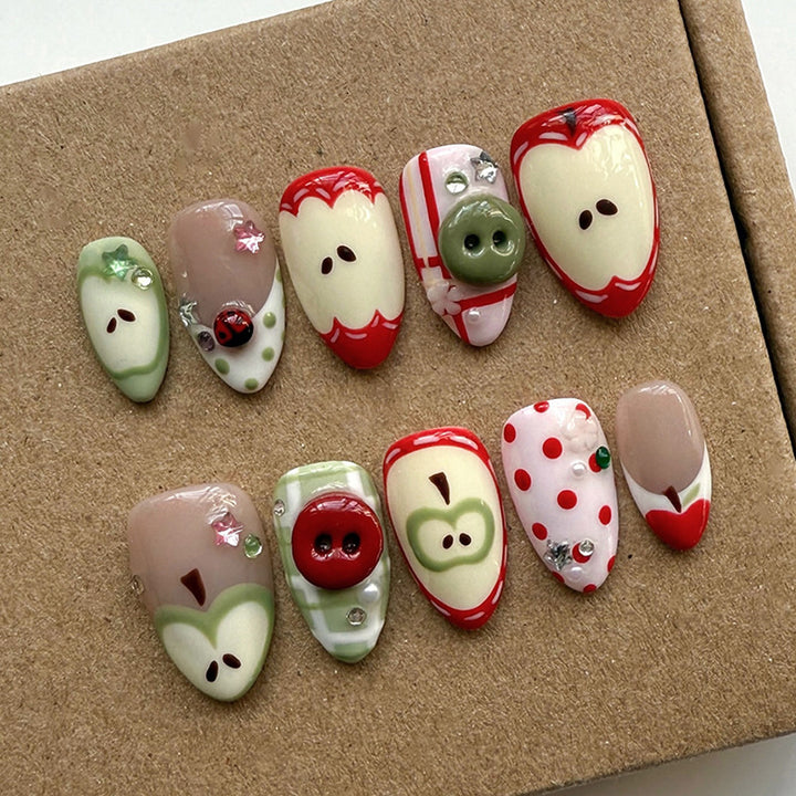 Thematic Holiday Press-On Nail Art Set Kalsten