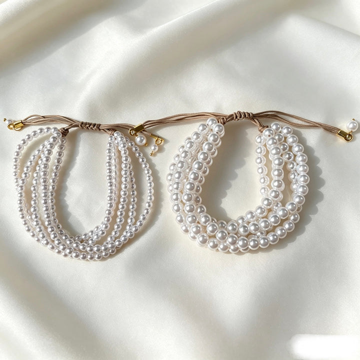 Multi-Layered Pearl Bracelet Kalsten