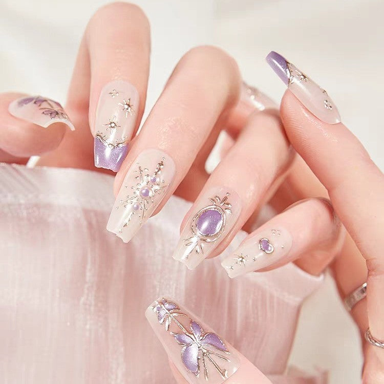 Artistic Press-On Nail Art Extensions Kalsten