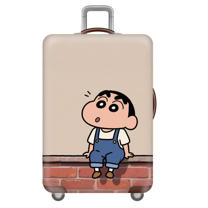 Unisex hard-shell suitcase with cheerful dinosaur motif Kalsten