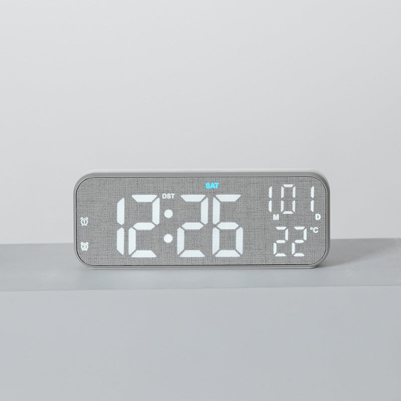 Digital Wood LED Alarm Clock with Temperature and Calendar Function Kalsten