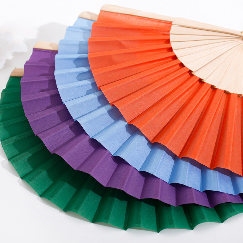 Women handmade fan made of breathable material with elegant design Kalsten