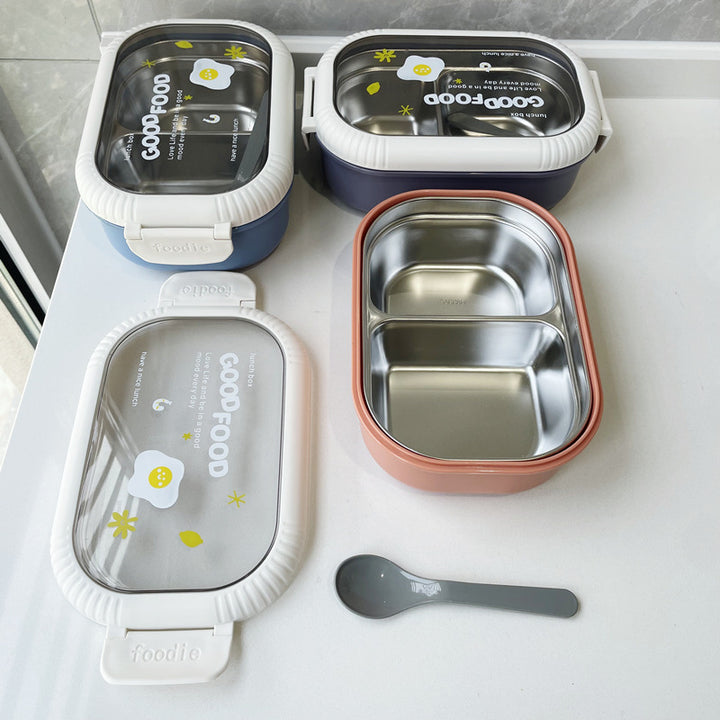 Dual-Section Leak-Proof Lunch Box