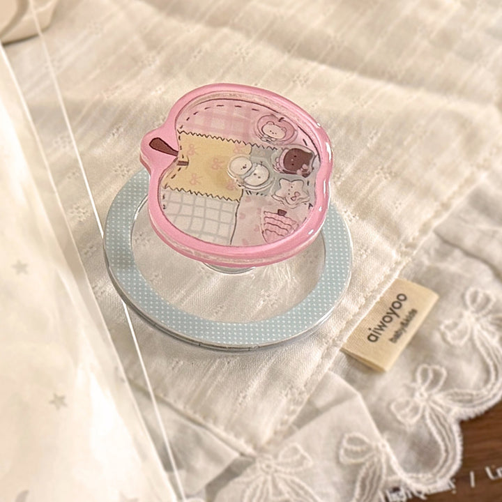 Stylish Apple-shaped cosmetic jar Kalsten