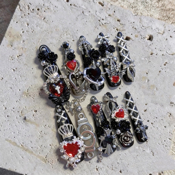 Gothic Decorative Nail Art Clusters