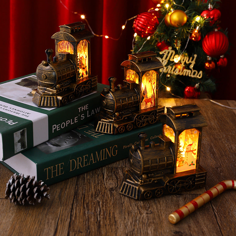 Nostalgic Christmas Train Lantern Kalsten