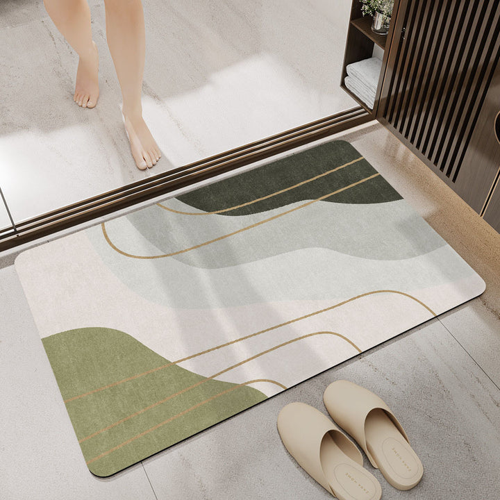 Stylish Modern Bathroom Mat Kalsten