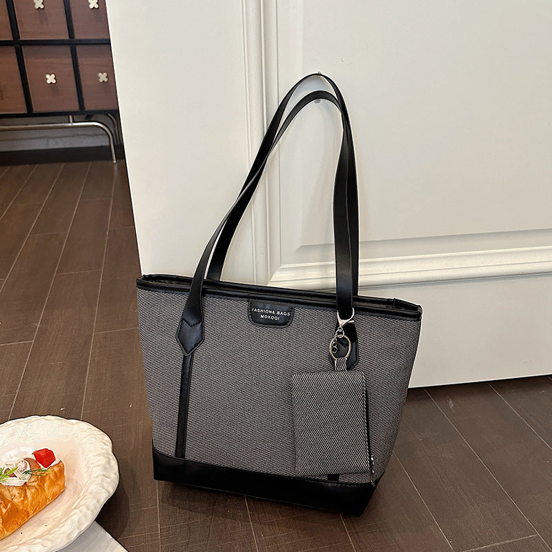 Spacious Multi-Pocket Tote Bag
