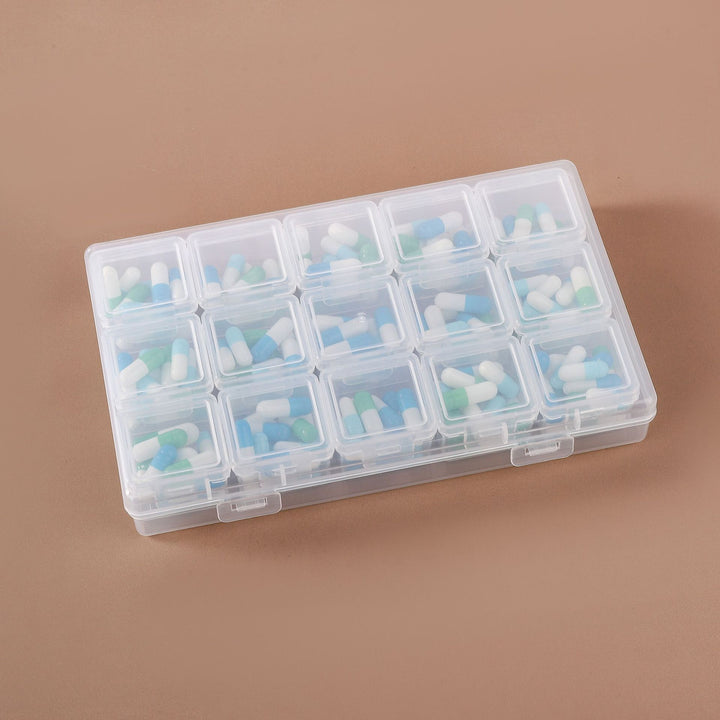 Transparent Multi-Compartment Craft Storage Box Kalsten