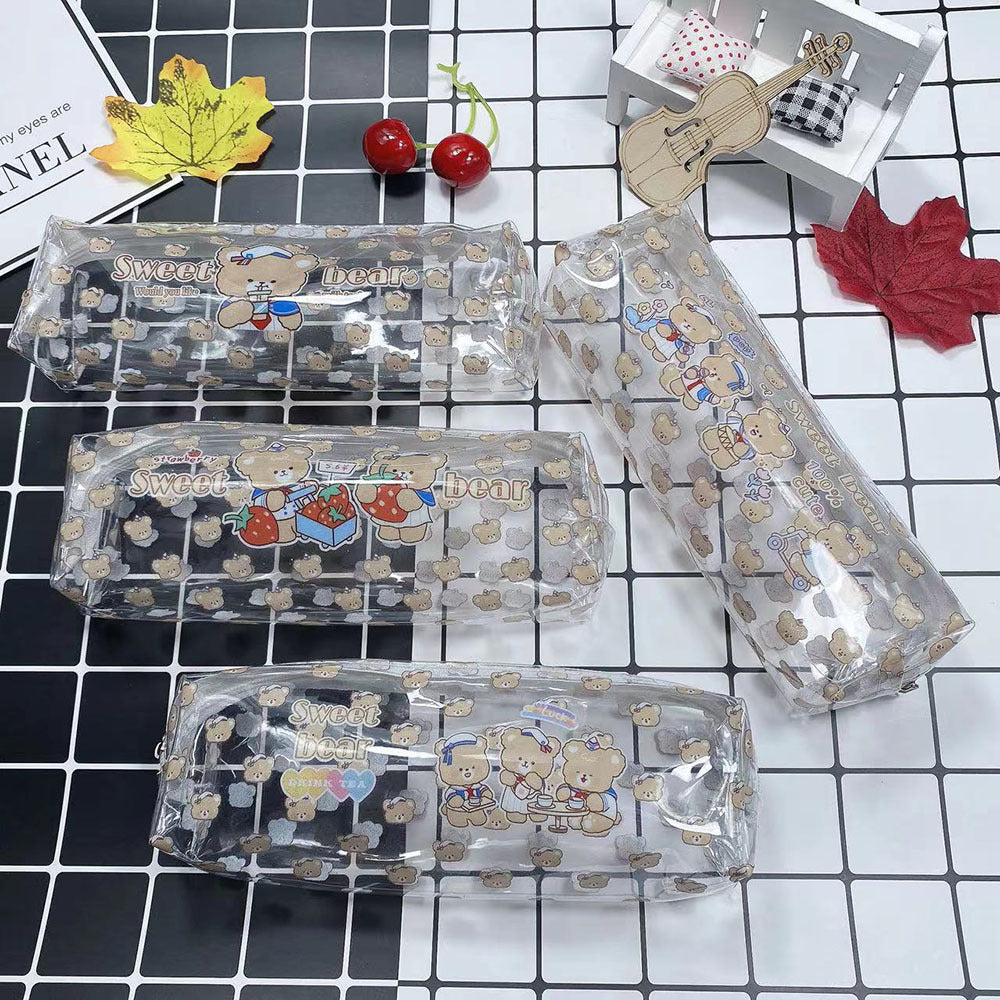 Cute Bear Patterned Pencil Case Kalsten
