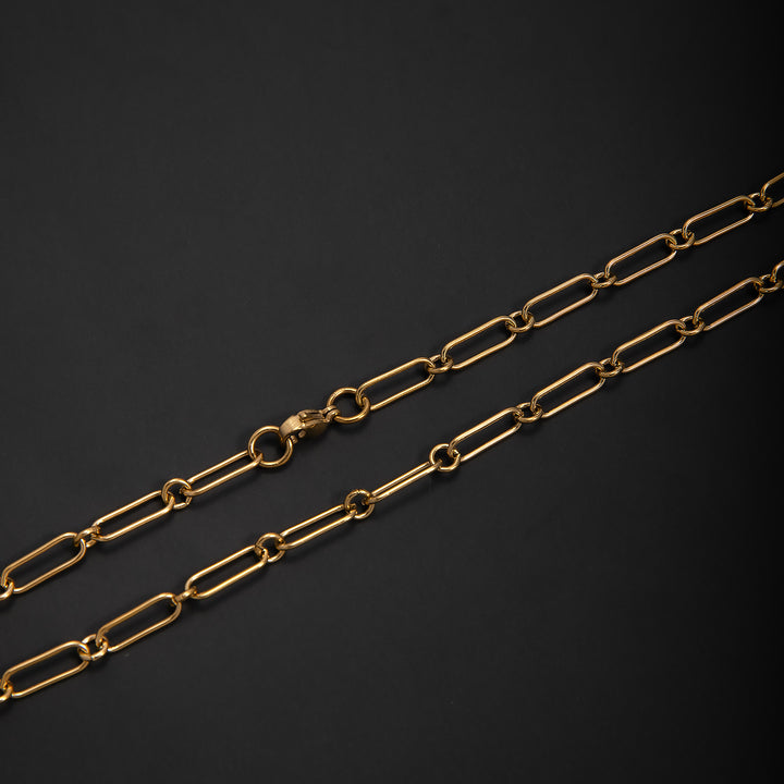 Elegant Open Link Chain Necklace Kalsten