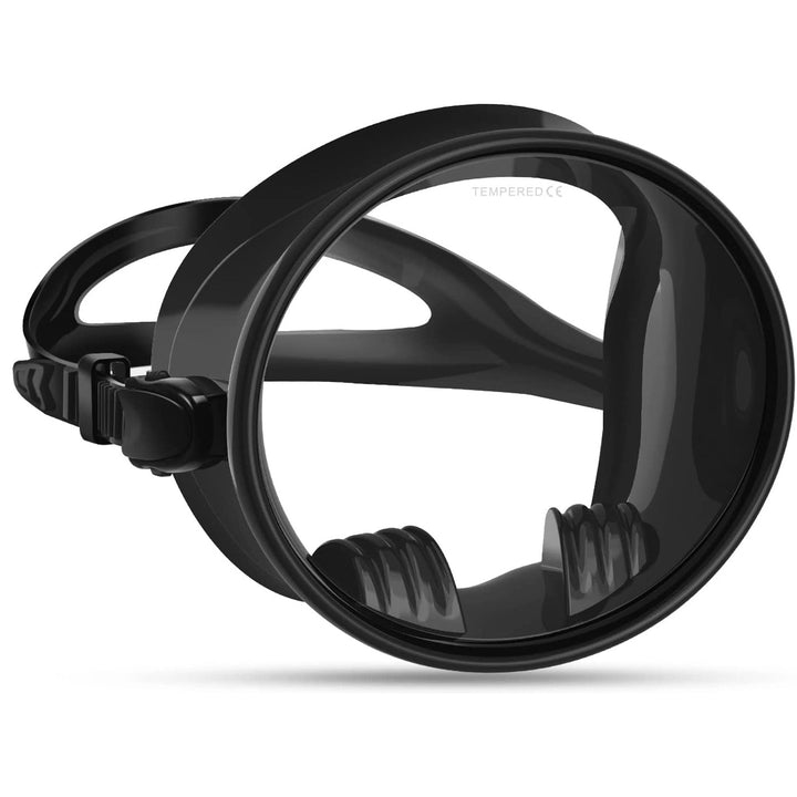 Diving mask with wide field of vision and adjustable headband Kalsten