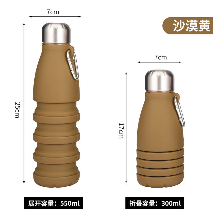 Women collapsible silicone water bottle Kalsten
