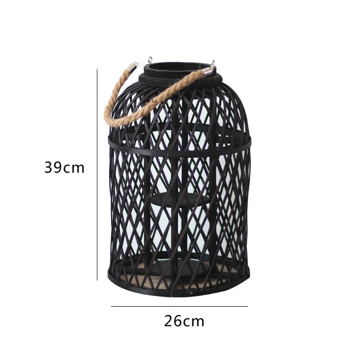Decorative lantern made of braided material Kalsten