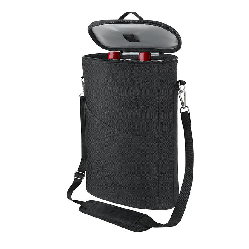 Insulated cooler bag with practical carrying handle and organizer compartments Kalsten