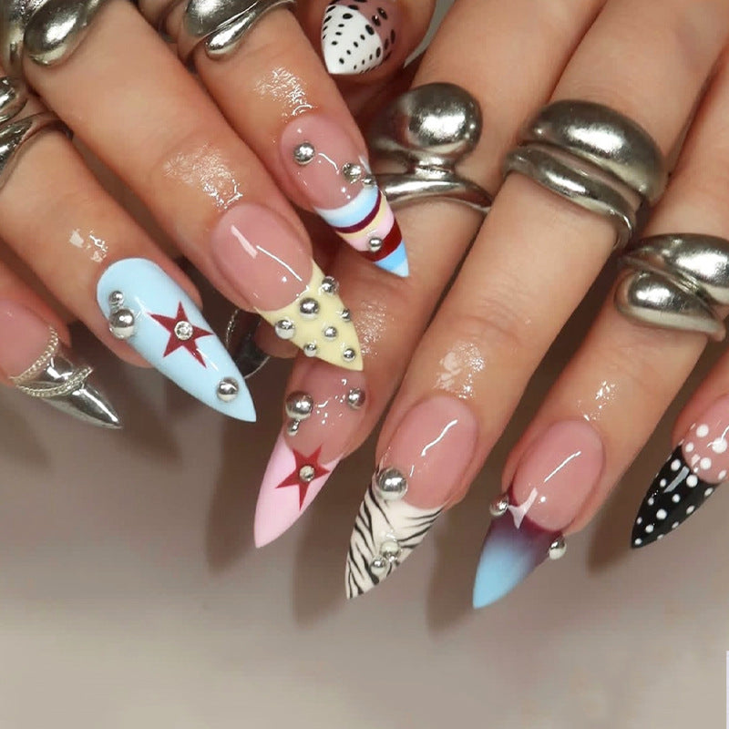 Artistic Themed Press-On Nail Set Kalsten