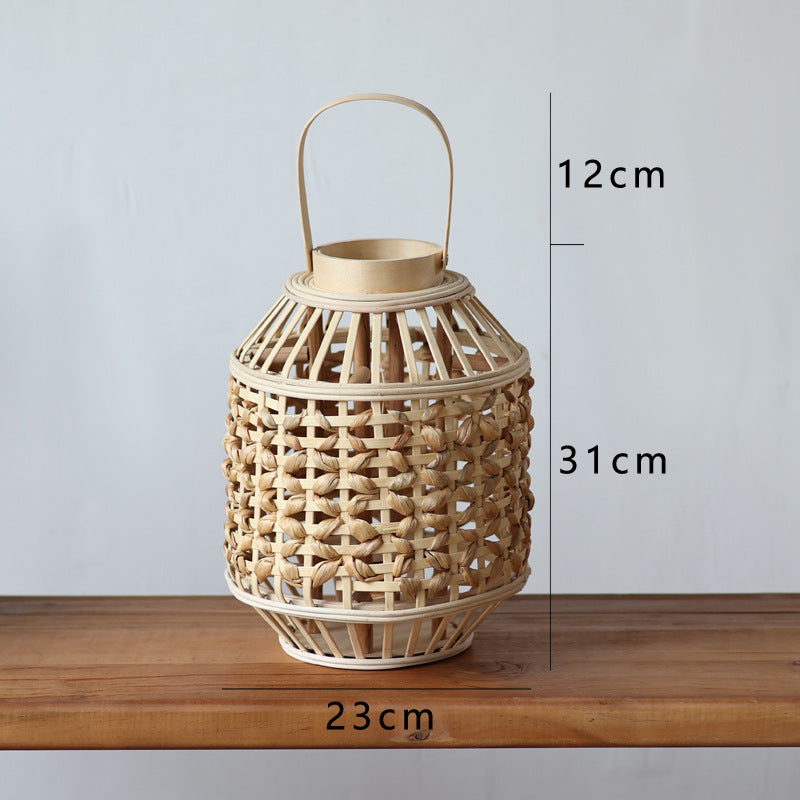 Handcrafted Rattan Lantern Kalsten