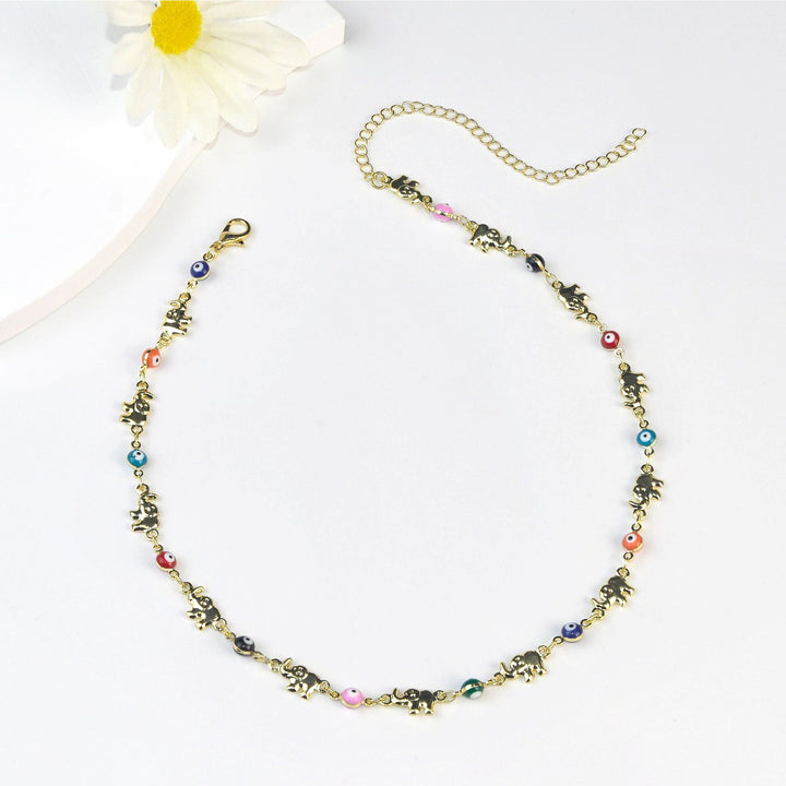 Colorful Elephant Charm Eyewear Chain Kalsten