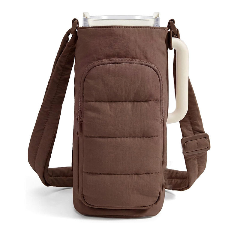 Insulated Water Bottle Sleeve with Pocket