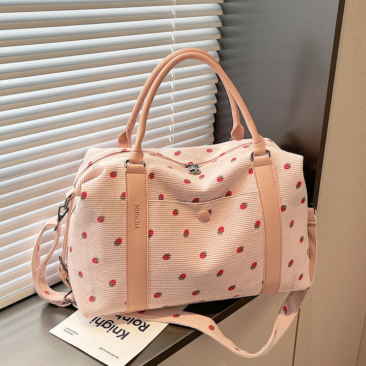Stylish Quilted Weekend Duffle Bag Kalsten