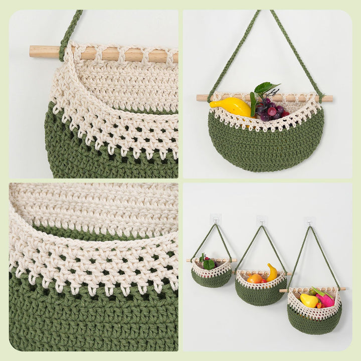 Handcrafted Macrame Wall Planter