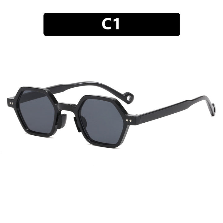 Women's hexagonal sunglasses in a modern design with protective lenses Kalsten